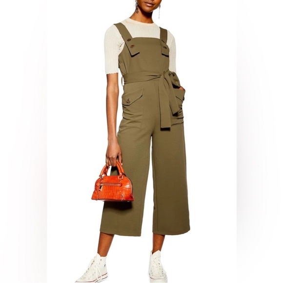 Topshop Pants - Topshop NWT Women’s Pinafore Wide Leg Jumpsuit
